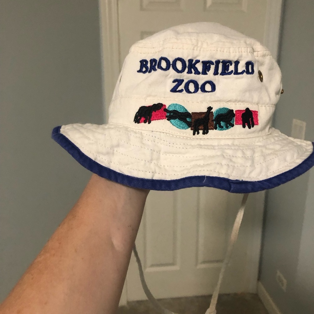 Brookfield Zoo Australian Style snap up floppy hat Sz 2T